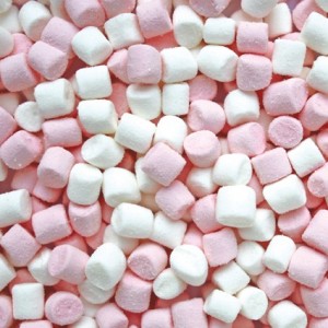 Mini Mallows Wit-Roos 1kg (3g) Haribo