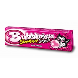 Bubblicious Strawberry Splash 18 x 38g