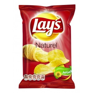 Lays Chips Naturel (Zout) 20 x 40g