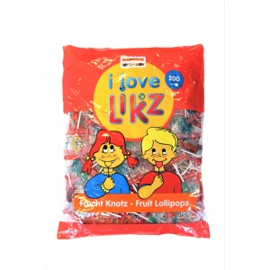 Lolly Fruit Mix 200 st. (1kg)