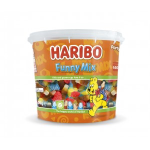 Mini Tubo Funny Mix 650g Haribo Veggie