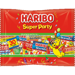 Super Party 480g (+- 30 Mini-sachets) Haribo