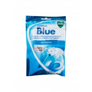 Vicks Zakje Blue Menthol Suikervrij 20 x 72g