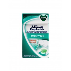 Vicks Box Ademvrij Eucalyptus Suikervrij 20 x 40g