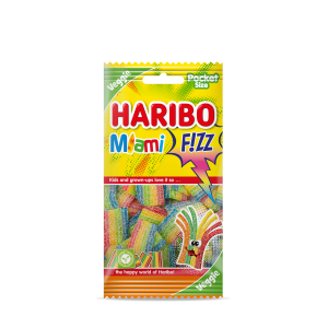 Miami Fizz Flowpack 8 x 80g Haribo Veggie