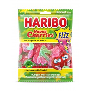 Happy Cherries Fizz (Zure Kersen) 28 x 70g Haribo