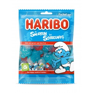 Schtroumpfs 28 x 75g Haribo Veggie